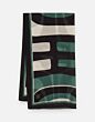 Biebo scarf pine green 10051110486100-30006