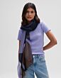 Adoli scarf coal blue 10193411532100-60020