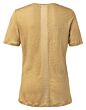 Linen T-shirt with satin tape 1919112-013-99206