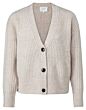 Short cardigan in rib 1010135-124-545042