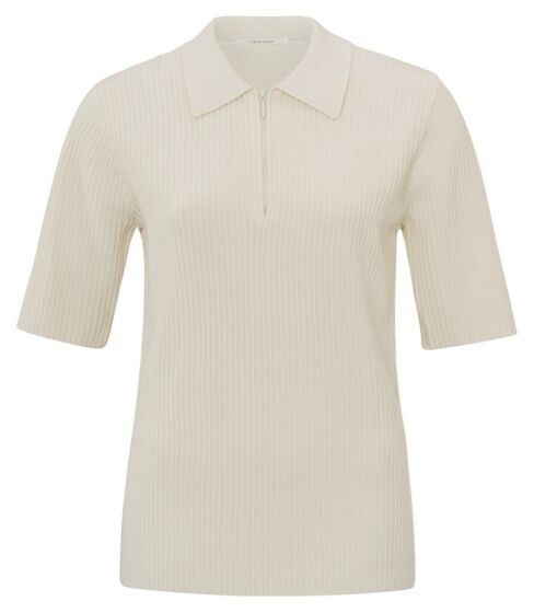Ribbed polo IVORY 1-000319-402-99293