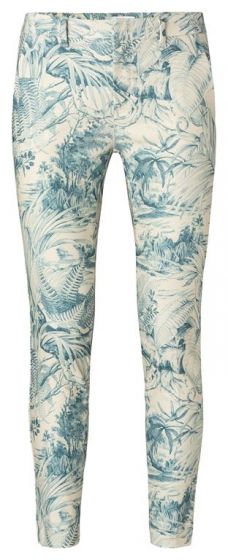 Printed stretch trousers 1201123-112-847181