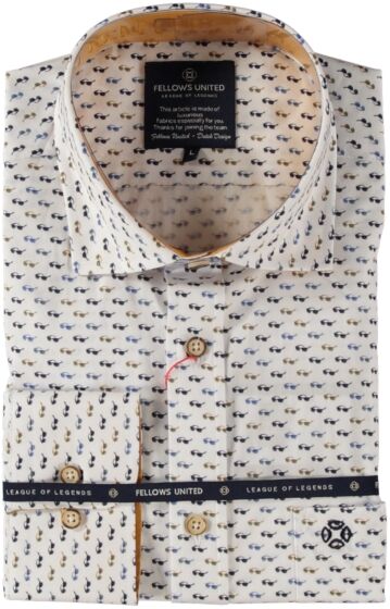 Shirt lange mouw sun glasses Oker 51.6519-153