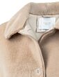 Short faux fur jacket SAND 162117-022-71320