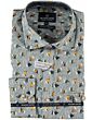 Shirt boats stretch Mid brown 31.6620-143