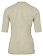Rib stitch sweater halve slv 1000540-212-31006