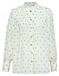 Printed volume sleeve blouse 1101252-123-658061