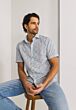 Shirt SS Print Slub 26415191-1134