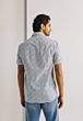 Shirt SS Print Slub 26415191-1134