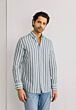 Shirt LS Striped Dou 21215356-1156
