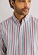 Shirt LS Striped Oxf 21215364-1156