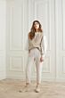 Cable V-neck spencer BEIGE 1000489-123-99959