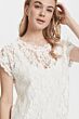 Vivi Lace Blouse Chalk 10604513-60034