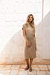 Modal dress with knot SAND 1809236-020-71320