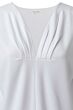 Top with pleated neckline WHITE 1909404-113-00000