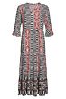 Dress 009 / brown-black&wh 22137-009