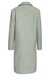 boucle coat long soft green 22557-sof