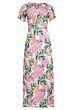 Jurk maxi dress tropical print 23108-000-998