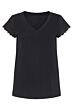T-Shirt V hals met mouw kant 23208-999
