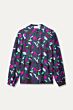 Blouse POM featherfest blue