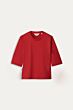 T-Shirt POM scarlet red summer