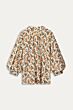 Blouse POM poplin leopard lush