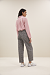 Iew grey cheetah pants 25518027-803