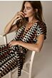 Jumpsuit honeycomb print 4s2298-30346-120