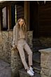 Fluffy cardigan BEIGE MELANGE 101083-022-99959