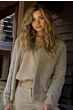 Fluffy cardigan BEIGE MELANGE 101083-022-99959