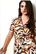 DESOTO Klara mango- brown abstrac 53123-2-962