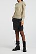 PU mini skirt BLACK 1409122-024-00001