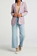 High waist kick-flare denim BLUE 1201136-113-01118