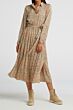 Printed plisse dress 1801320-112-412101