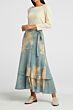 Printed wrap midi skirt 1401136-113-658041