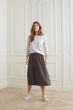 Jersey midi skirt with pleats 1409103-121-83908