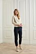 Fluffy yarn cardigan FRENCH OAK 1010129-122-30400