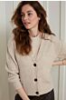 Short cardigan in rib 1010135-124-545042