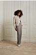 Short knitted fur cardigan 1010144-124-54504