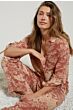 Printed sheer pocket blouse 1101277-213-715251