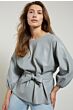 Faux leather top QUARRY MID BLUE 1901527-212-54305