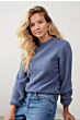 Fluffy yarn sweater WIND BLUE 1-000136-209-73912