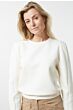 Sweatshirt with puffed sleeves 1-109010-208-10607