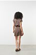 Plisse skirt with print 1-401004-207-912161