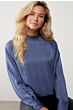 Flowy top with balloon sleeves 1-701020-209-93929