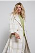 Coat with check print 2-011006-302-243001