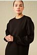 Sweatdress BLACK 1-609084-309-00001