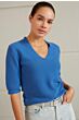 V-neck sweater COBALT 1-000317-402-94037