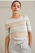 Stripe sweater BEIGE 1-000341-402-513071