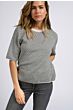 knitted t-shirt CHALK WHITE 1-000374-408-999531